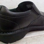 Clarks Mens Sektor Twin Gore Black Leather Loafers Slip On Shoes 63196 size 9 M