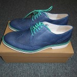 New Cole Haan Air Franklin WingTip Ocean Suede Size 12M