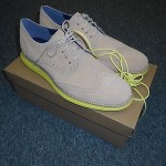 New Cole Haan Lunargrand Wing Tip Sandstone Suede Size 12M