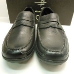 NEW COLE HAAN TUCKER BLACK PEBBLE GRAIN PENNY LOAFER CASUAL SHOES