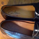 NWOB Mens Cole Haan Nike Air Black Leather Penny Loafers 10M