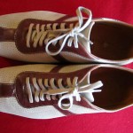 Cole Haan Nike Air oxfords 10.5 M brown tan leather VGC breathing holes
