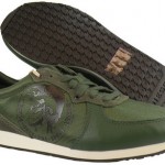 New $95 DIESEL A-Head Men  Shoes Size US 9.5  EU 42.5 Chive Green / Olive Night