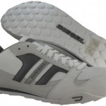 New $95 DIESEL Gunner  Men  Shoes Size US 8.5  EU 41  White / Charcoal Gray