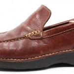 ► COLE HAAN NIKE AIR ◄ Mens US 10 Brown marble leather casual loafer driving Moc