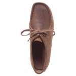 Clarks Padmore Shoe Wallabee Style Men’s Leather Casual Shoes 72189 Beeswax