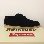 Supreme X Clarks Mali Low Black Suede Size 9 New