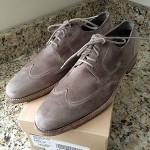 New $378.00 Cole Haan Vincenti Wing Oxford Men’s US 8.5 M Fossil Suede