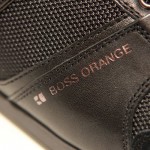 $225 Hugo Boss ORANGE Label Sneakers Black Mens 12 45 Shoes Trainers 11.5 Sport
