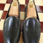 COLE HAAN Black Leather Driving Moccasins Shoes Size 11.5 M