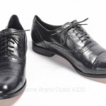 COLE HAAN 10.5 black leather MCKENZIE cap toe perforated oxford shoe NEW $248