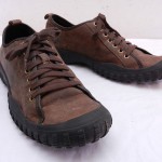 Mens 10 COLE HAAN Nike Air Brown Leather Rugged Laced Oxfords Sneakers