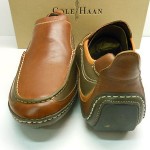 NEW COLE HAAN AIR INFINITY BOURBON WITH BROWN LEATHER CASUAL SLIP ON W/ NIKE AIR