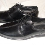 Cole Haan Nike Air Technology Men’s Black Leather Oxford Lace-Up Shoes SZ 8 Wide