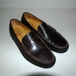 NWOB mens Cole Haan Nike Air classy brown penny loafers size 9.5M