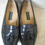 COLE HAAN Slip on Loafers with Tassel.  Black, size 13 D