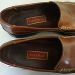 Cole Haan Brown Leather Loafer, 10M, Nike Air Rubber Sole, Excellent