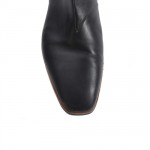 Hugo Boss Leather Black Ankle Boots Shoes US 11 EU 44