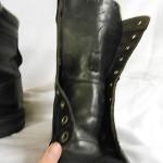 New DIESEL Mens “Butch & Cassidy” Black Leather Combat Boots Shoes US 10 EU 43