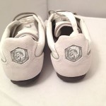 Diesel Loop White Casual Leather Fashion Sneakers Shoes Mens Size 9.5 New