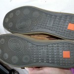GENUINE HUGO BOSS TRAINERS BROWN LEATHER & SUEDE ORANGE MENS SIZE 10 EUR 43