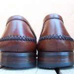 Cole Haan Mens Dress Shoe Size 11.5M Black Brown Leather Casual Slip On Loafers