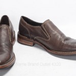 COLE HAAN 11.5 dark brown leather AIR CANTON 2 GORE slip on loafer shoe $198