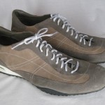 Cole Haan Nike Air Mens Gray/Tan Sneakers 14 M Shoes Lace-Up Leather