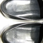 BOSS HUGO BOSS Men’s Shoes Sz 11.5 M Black Leather Horsebit Loafers