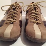 Cole Haan Mens Shoes Size 10.5 Oxfords Sneakers Tan Brown Leather Suede Ivory