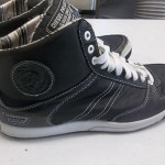 Diesel DEEP Men’s High Top Leather & Nylon Sneakers Size 10 US 43 EUR NICE