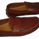 COLE HAAN MENS HOWLAND PENNY LOAFERS CASUAL TAN SLIP ON DRIVING SHOES SZ 7 EUC