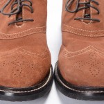 COLE HAAN 13 brown suede NIKE AIR medallion wingtip brogue oxford shoe C08646