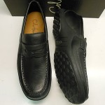 NEW COLE HAAN TUCKER BLACK PEBBLE GRAIN PENNY LOAFER CASUAL SHOES