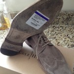 New $378.00 Cole Haan Vincenti Wing Oxford Men’s US 8.5 M Fossil Suede