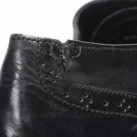 COLE HAAN 10.5 black leather MCKENZIE cap toe perforated oxford shoe NEW $248