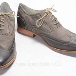 COLE HAAN 11.5 gray leather AIR COLTON WINGTIP perforated oxford dress shoe $198