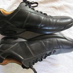 Cole Haan Nike Air Black Leather Oxford Walking Shoes – Size 12 M