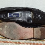 ★★AWESOME★★ BRAGANO COLE HAAN MEN SHOES SZ 10 M BLACK WOVEN LEATHER LOAFERS