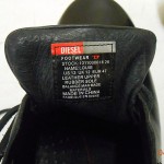 DIESEL “LOUIE” Black Leather w/Rubber Sole Shoes – Sz 13 (item #F041)