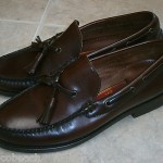 COLE HAAN City Tassel Leather BURGUNDY LOAFERS MOC Mens 7 M