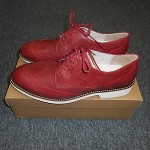 New Cole Haan Franklin Wing Tip Sunset Suede Size 12M
