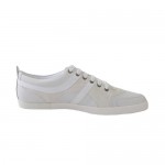 Hugo Boss Orange “ORODOS V” White Leather Fashion Sneakers Shoes Sz 8 9 10 11 13