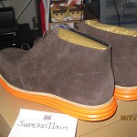 Brand New Cole Haan Lunargrand Woodbury Suede/Orange Size 10
