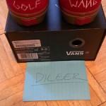 Vans X Odd Future Old Skool Pro “S” RED Size 9 Tyler the Creator