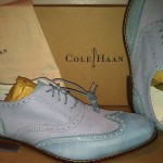 Mens Cole Haan Air Colton Casual Wingtip sz 9 Blue/Nubuck Blue
