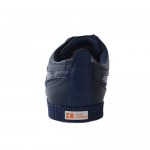 Hugo Boss Orange “ORODOS V” Blue Leather Fashion Sneakers Shoes Sz 8 9 10