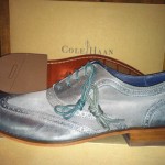 Mens Cole Haan Air Colton Wingtip sz 13   Charcoal Suede/Charcoal Leather