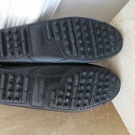 COLE HAAN 10 D Black Leather Driving Shoe Slip-on Moccasin Loafer Size 10D