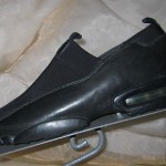 COLE HAAN Country Nike Air Black Genuine Leather Slip-On Shoes sz 10 M LN L@@K!